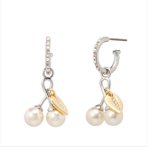 Coach Jewelry - COACH Huggies Earrings